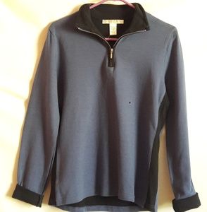 Geoffrey Beene Blue Sports Sweater Medium